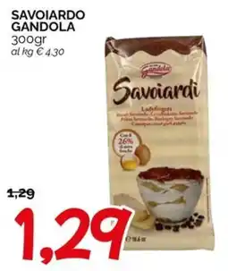 Hardis Savoiardi Gandola offerta