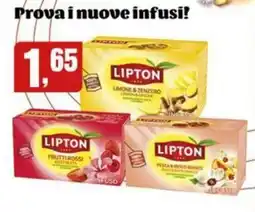 Migro Lipton infuso limone e zenzero offerta