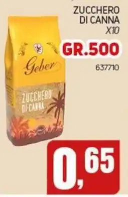 Migro Zucchero di canna Geber offerta