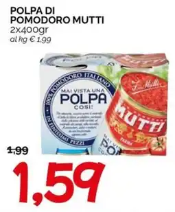 Hardis Polpa di pomodoro Mutti offerta