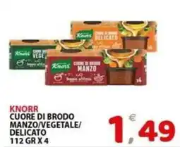Il Centro Superstore Knorr Cuore di brodo manzo/vegetale/delicato offerta