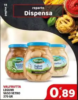 Il Centro Superstore Valfrutta legumi offerta