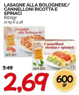 Hardis Lasagne alla Bolognese/Cannelloni ricotta e spinaci offerta