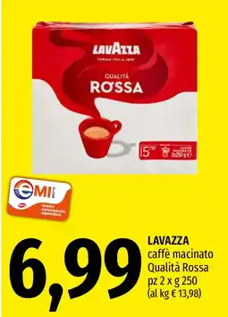 Emi Market Lavazza caffè macinato Qualità Rossa offerta