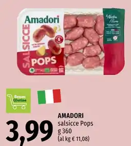 Emi Market Amadori salsicce Pops offerta
