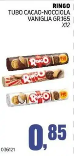 Migro Ringo tubo cacao-nocciola vaniglia offerta