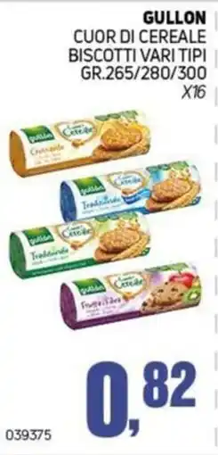 Migro Gullon cuor di cereale biscotti vari tipi offerta