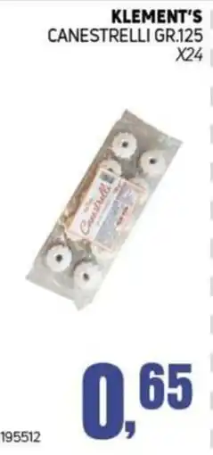 Migro Klement's Canestrelli GR.125 offerta