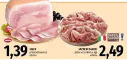 Emi Market Selex prosciutto cotto offerta