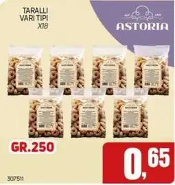 Migro Taralli vari tipi Astoria offerta