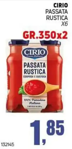 Migro Passata rustica Cirio offerta