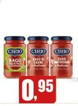 Migro Ragù vegetale Cirio offerta