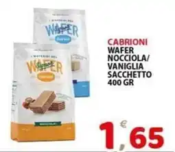 Il Centro Superstore Cabrioni wafer nocciola/vaniglia offerta
