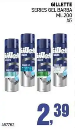 Migro Gillette Series Gel Barba offerta