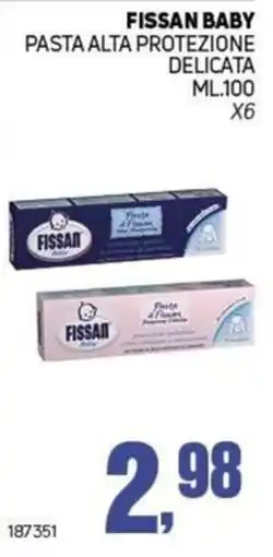 Migro Fissan baby pasta alta protezione delicata offerta