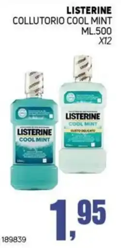 Migro Listerine collutorio cool mint offerta