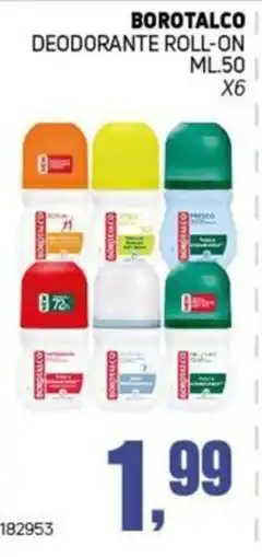 Migro Deodorante roll-on Borotalco offerta