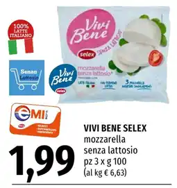 Emi Market Vivi Bene mozzarella senza lattosio offerta