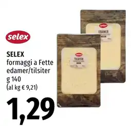 Emi Market Selex formaggi a Fette edamer/tilsiter offerta
