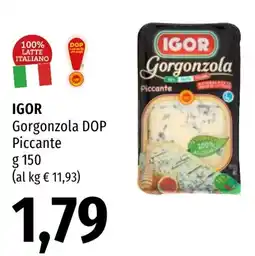 Emi Market IGOR Gorgonzola DOP Piccante offerta