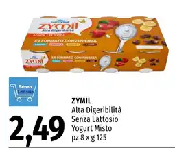 Emi Market Zymil Alta Digeribilità Senza Lattosio Yogurt Misto offerta