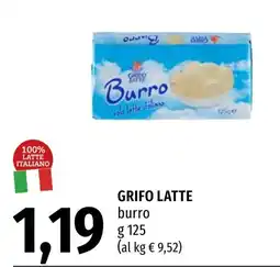 Emi Market Grifo latte burro offerta