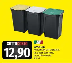 Emi Market Cover Line pattumiera differenziata offerta