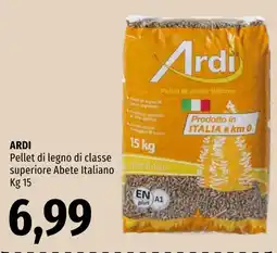 Emi Market Ardi Pellet di legno di classe superiore Abete Italiano offerta