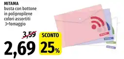 Emi Market busta con bottone in polipropilene offerta