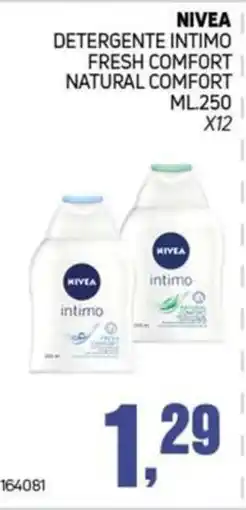 Migro Nivea detergente intimo fresh comfort natural comfort offerta