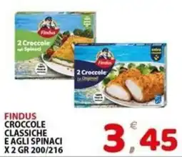 Il Centro Superstore Findus Crocchette classiche agli spinaci offerta