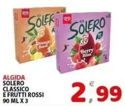 Il Centro Superstore Algida Solero classico e frutti rossi offerta