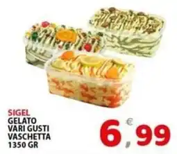 Il Centro Superstore Sigel gelato vari gusti vaschetta offerta