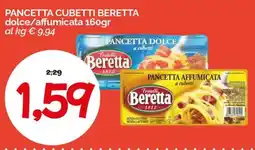 Hardis Pancetta cubetti Beretta offerta