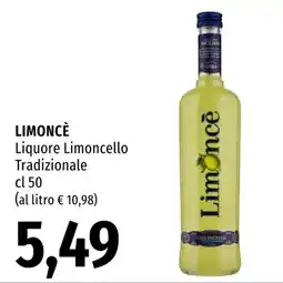 Emi Market Limoncè Liquore Limoncello Tradizionale offerta