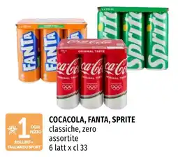 Emi Market Cocacola, Fanta, Sprite classiche, zero assortite offerta