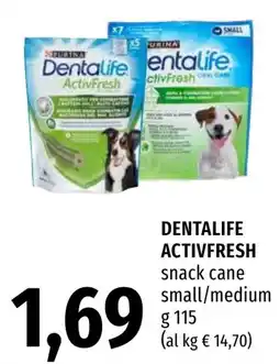 Emi Market Dentalife Activfresh snack cane offerta