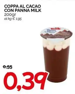 Hardis Coppa al cacao con panna milk offerta