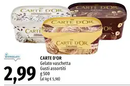 Emi Market Carte d'or gelato vaschetta offerta