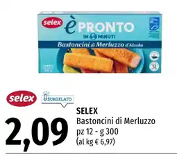 Emi Market Selex Bastoncini di Merluzzo offerta