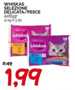 Hardis Whiskas selezione delicata/pesce offerta