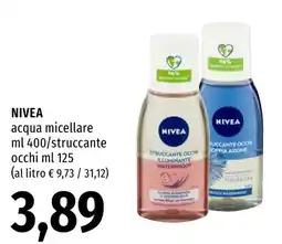 Emi Market NIVEA acqua micellare offerta