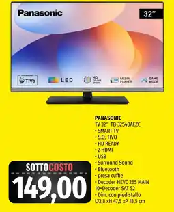 Emi Market Panasonic TV 32" offerta