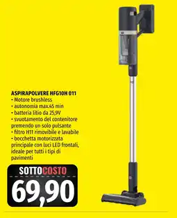 Emi Market Aspirapolvere HFG10H 011 offerta