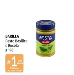 Emi Market Barilla Pesto Basilico e Rucola offerta