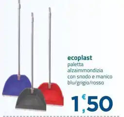 Bravo Casa ecoplast paletta alzaimmondizia offerta