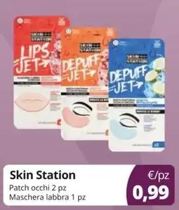 Acqua & Sapone Skin Station Patch occhi Maschera labbra offerta
