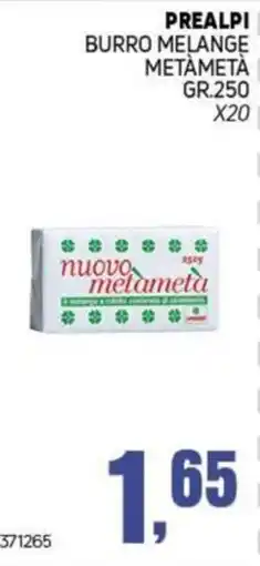 Migro Burro melange metameta offerta
