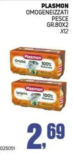 Migro Plasmon Omogeneizzati Pesce offerta