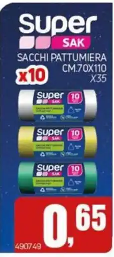 Migro Super SAK sacchi pattumiera offerta